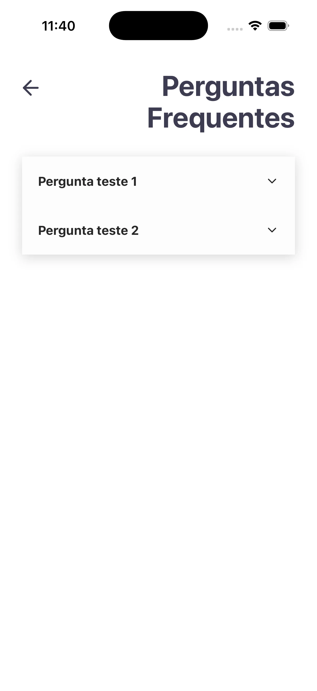 Perguntas frequentes (FAQ)