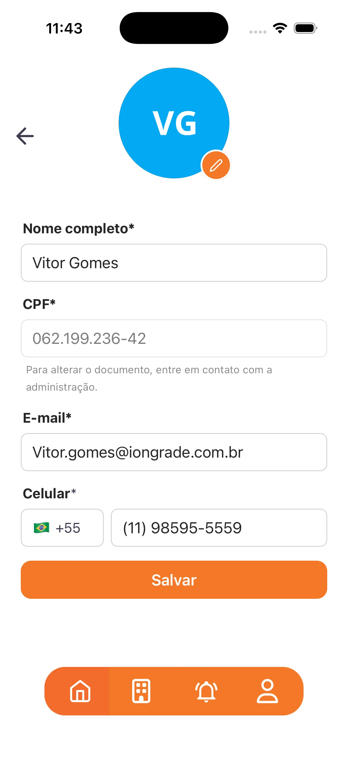 Perfil e credencial de acesso (2)