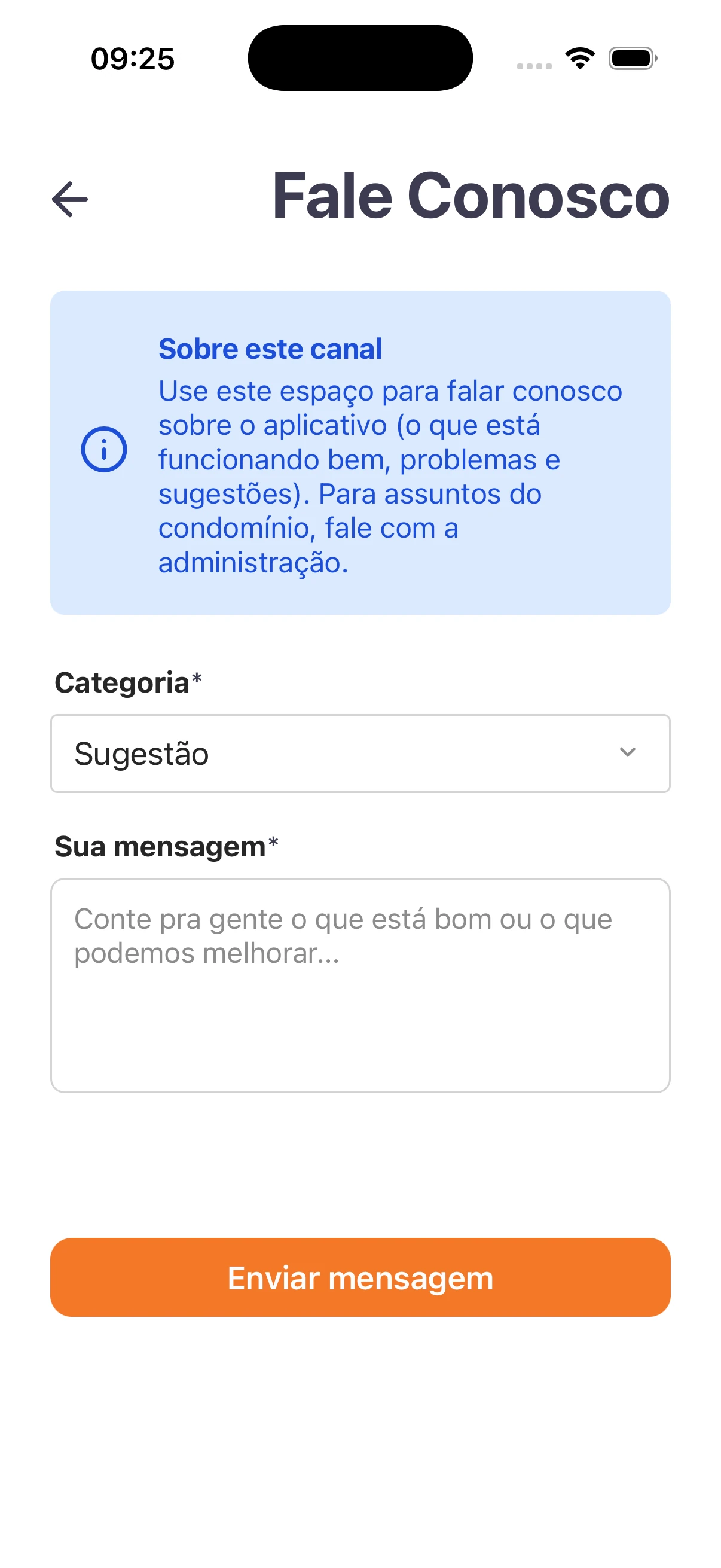 Fale conosco